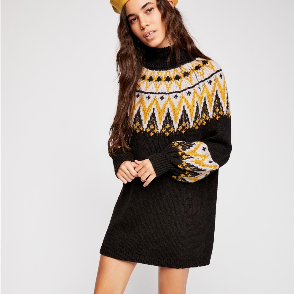NWT Free People Scotland Sweater Dress